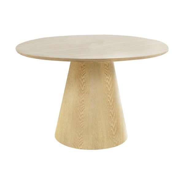 Okrągły stół z blatem w dekorze jesionu ø 120 cm Bolton – House Nordic