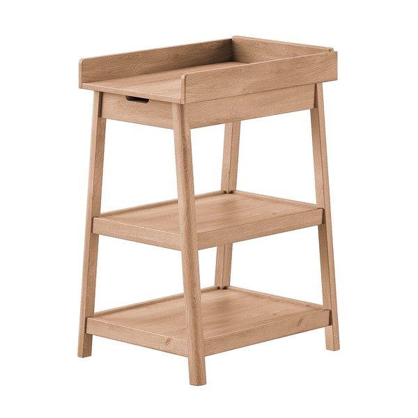 Przewijak z litego drewna dębowego w naturalnym kolorze Woods – Vipack