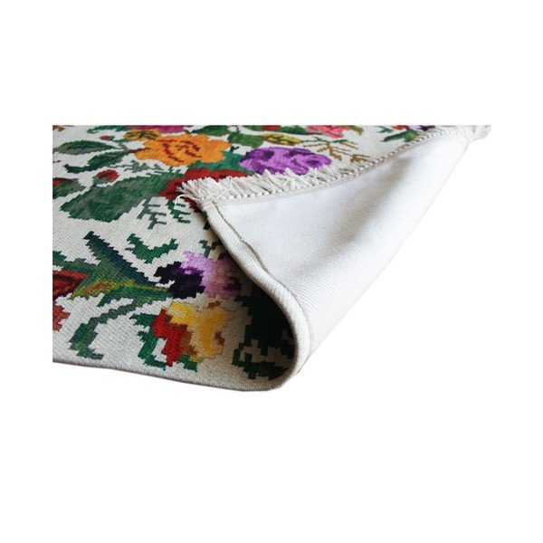 Chodnik Eco Rugs Asalama White, 75x300 cm-image-1