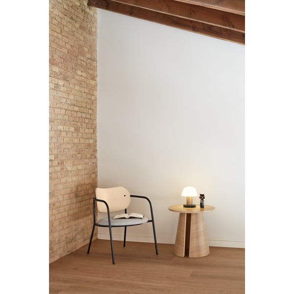 Jasnoszary fotel w dekorze jesionu Eclipse – Teulat-image-1