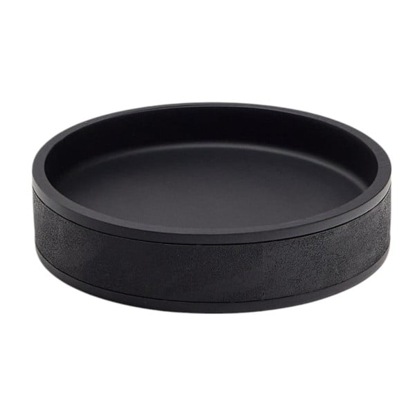 Czarna mydelniczka z żywicy polimerowej Sisel – Kave Home