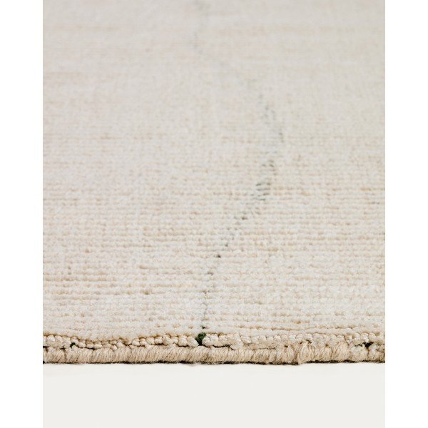 Kremowy dywan z mieszanki bawełny tkany ręcznie 230x160 cm Lisdan – Kave Home-image-3
