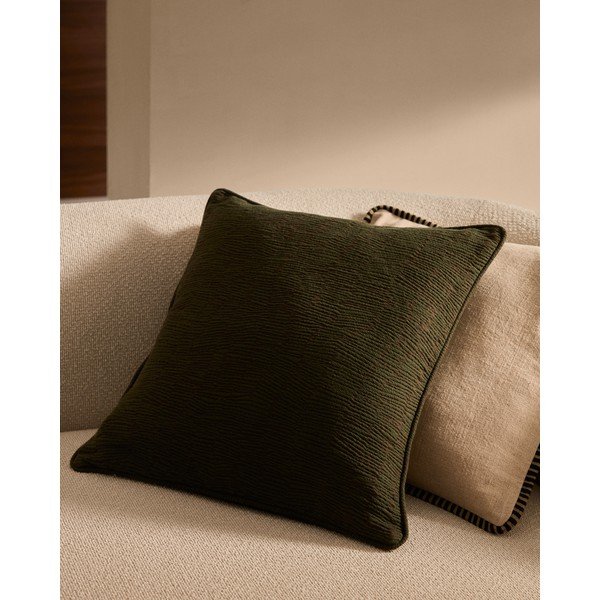 Żakardowa oszewka na poduszkę 45x45 cm Labid – Kave Home-image-1