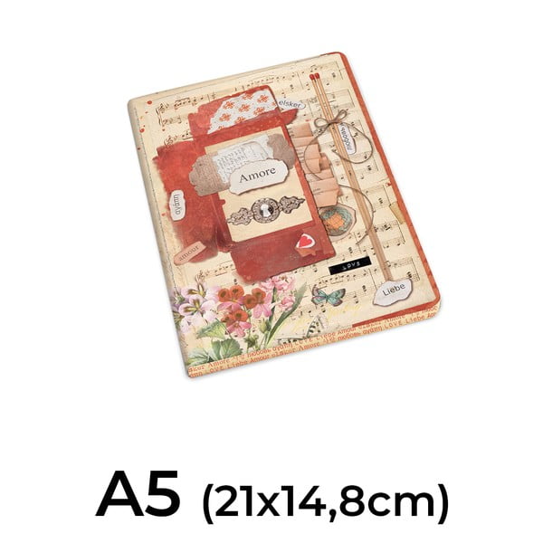 Zeszyty zestaw 192 str. w formacie A5 2 szt. Love – Kartos-image-2