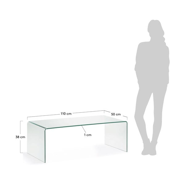 Szklany stolik 50x110 cm Burano – Kave Home-image-3