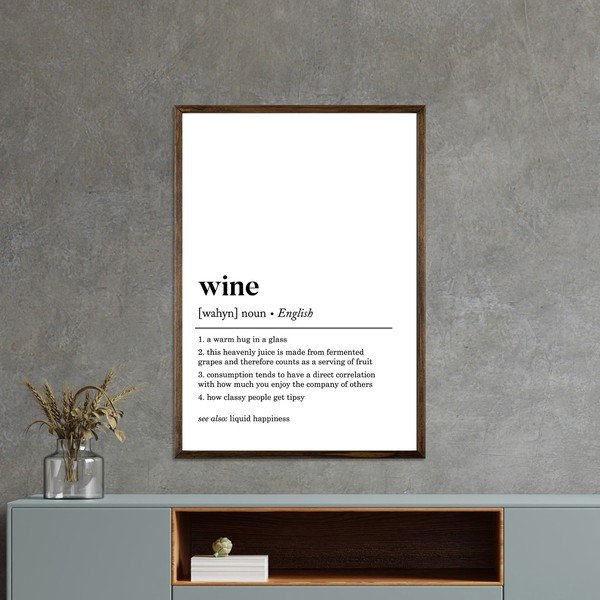 Obraz 50x70 cm Wine – Wallity-image-4