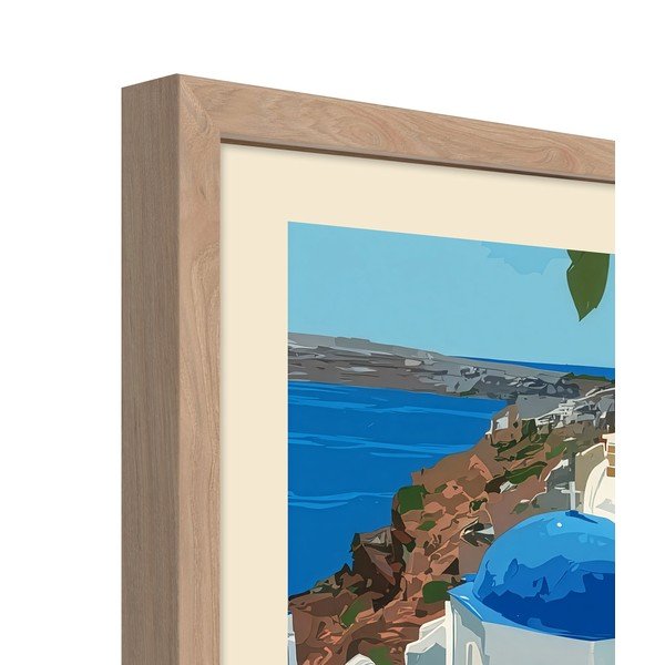 Obraz drukowany z ramą w zestawie 50x70 cm Santorini – Styler-image-4