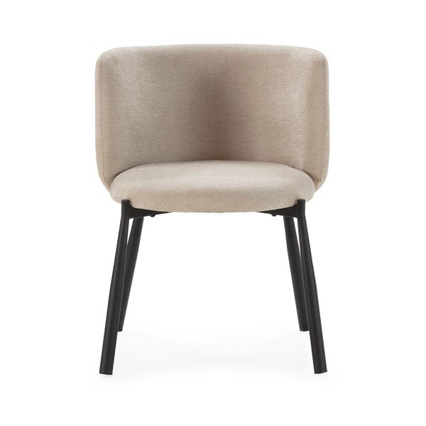 Beżowe tapicerowane fotele jadalniane zestaw 2 szt. Ginny – MOME-image-3