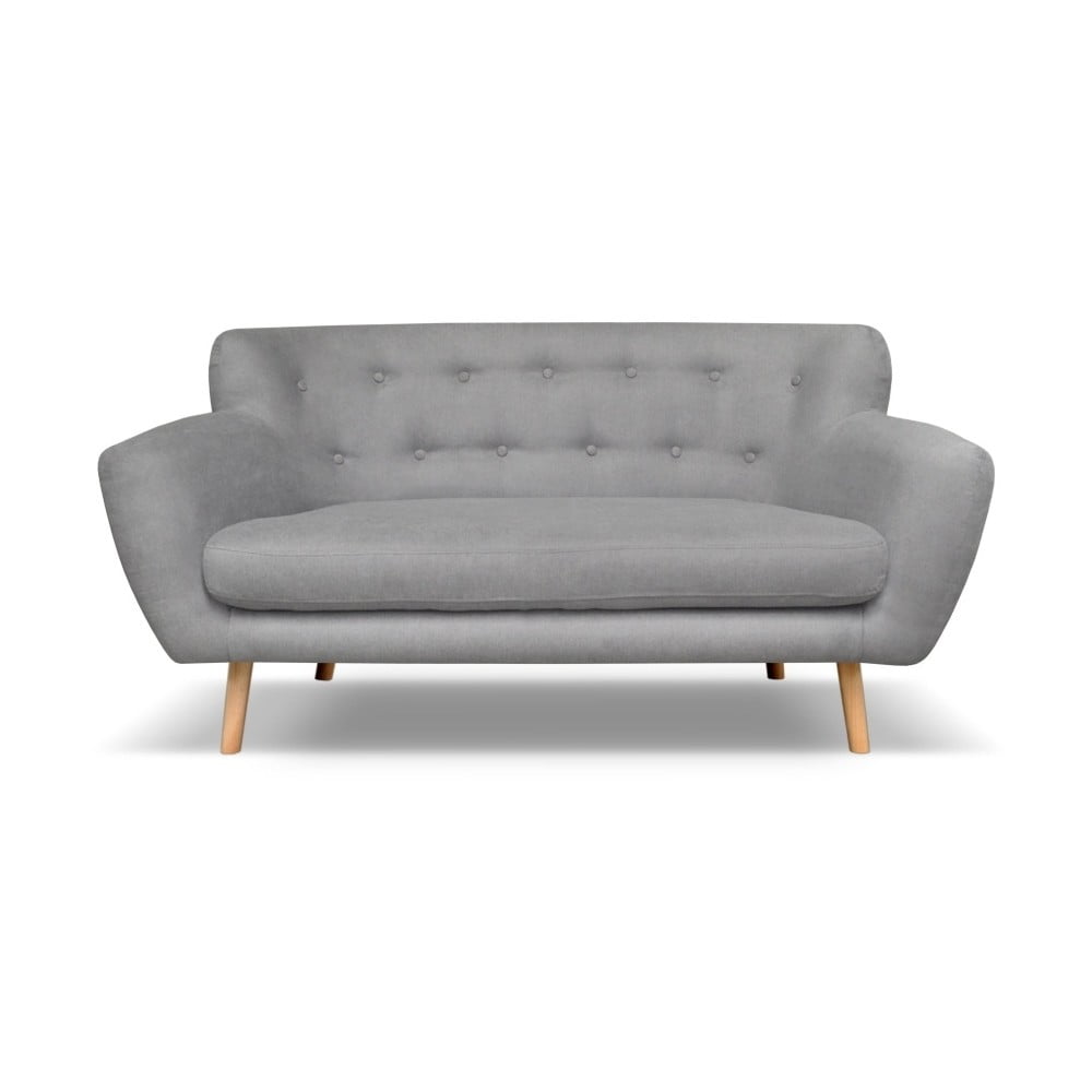 Jasnoszara sofa Cosmopolitan design London, 162 cm