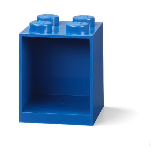 Dziecięca niebieska półka ścienna LEGO® Brick 4-image-2