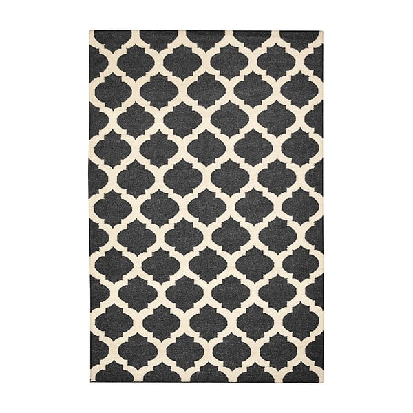 Ręcznie tkany dywan Julia Black, 140x200 cm