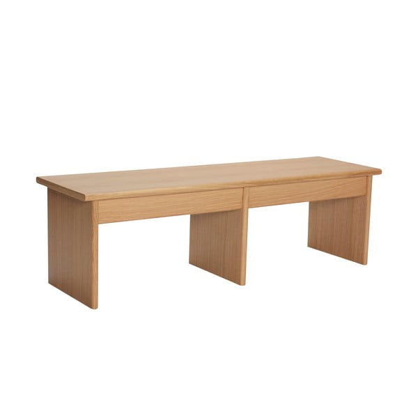 Szafka pod TV w dekorze dębu 99x30 cm Doppio – Hübsch-image-2