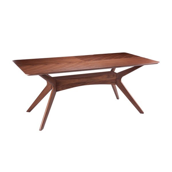 Stół w dekorze drewna orzechowego sømcasa Helga, 180x95 cm-image-2