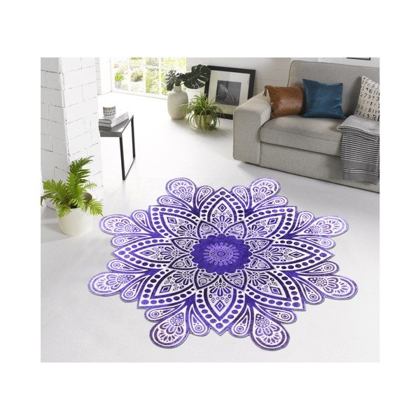 Dywan Vitaus Lassica Azul, ⌀ 80 cm