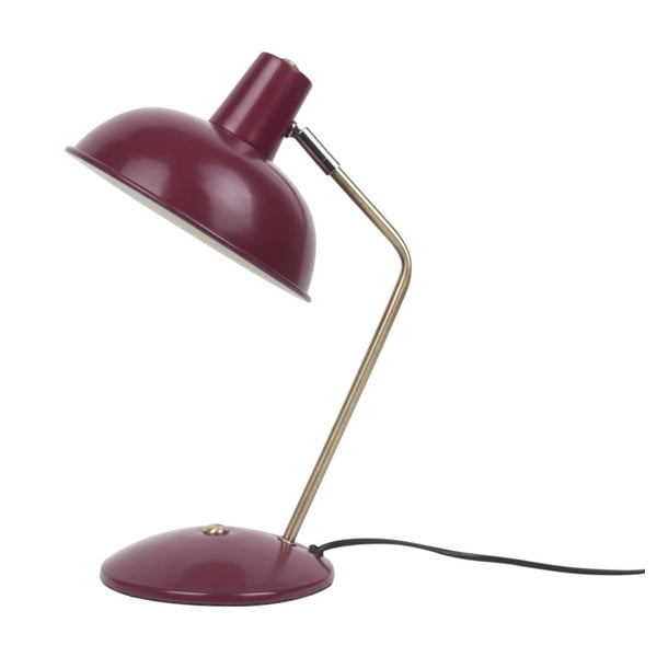 Fioletowa lampa stołowa Leitmotiv Hood