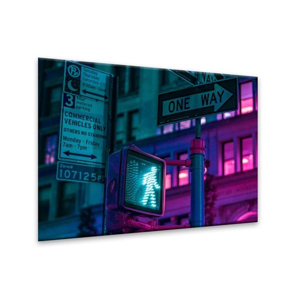 Obraz Styler Glasspik Neon Green Light, 70x100 cm-image-2