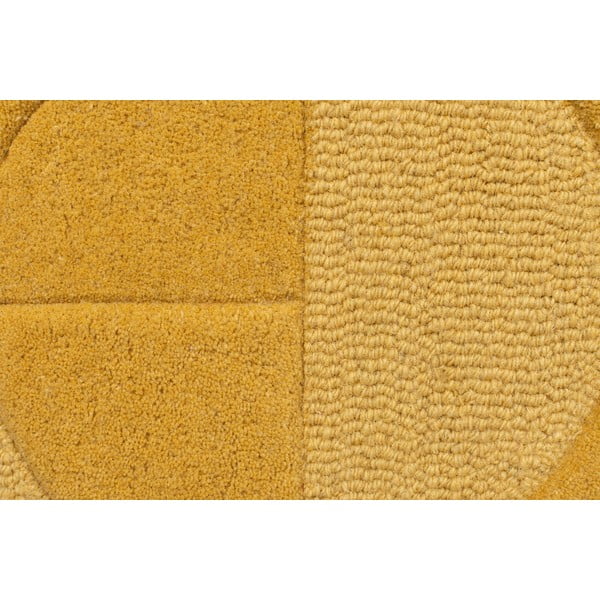 Żółty wełniany dywan Flair Rugs Gigi, 160x230 cm-image-3