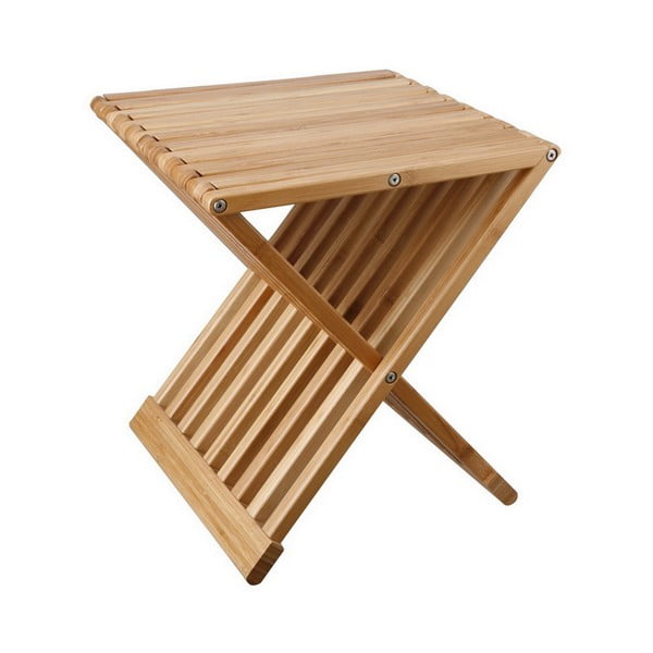 Rozkładany stołek/stolik z bambusu Tomasucci Tiger