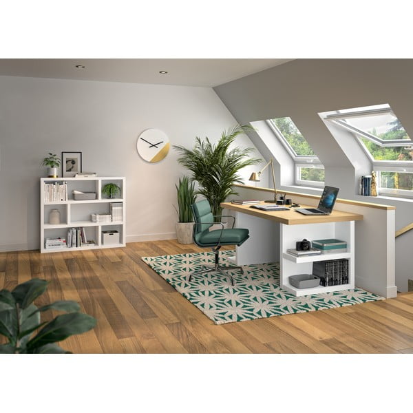 Biały regał 120x105 cm Dublin – TemaHome-image-1