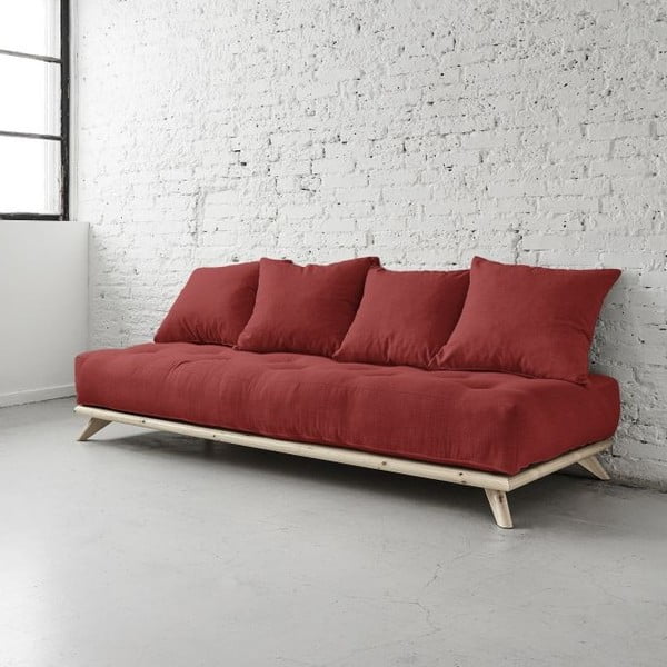 Sofa Senza Natural/Passion Red