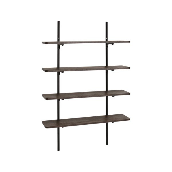 Brązowa wielopoziomowa metalowa półka 100 cm Gilda – Ellos Home