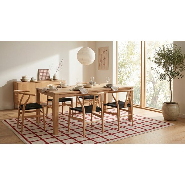 Czerwony/beżowy dywan 160x230 cm Picnic – ESTE-image-3