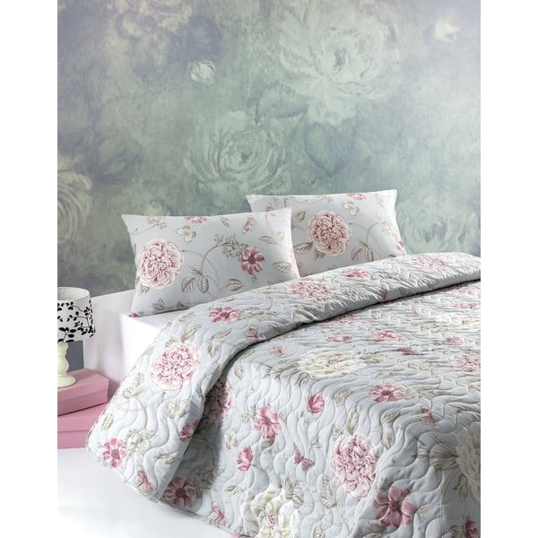 Zestaw pikowanej narzuty i poszewki na poduszkę Mijolnir Sandiego, 160x200 cm-image-4