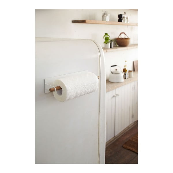 Biały uchwyt magnetyczny na ścierki YAMAZAKI Tosca-image-1