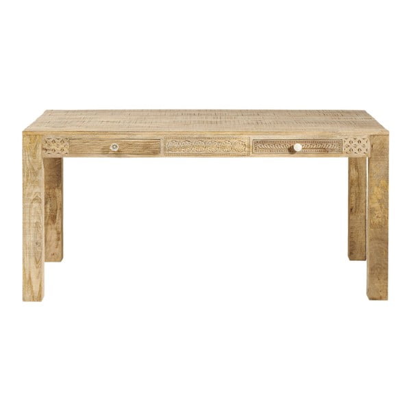 Stół do jadalni z drewna mangowego Kare Design Puro Plain, 160x80 cm