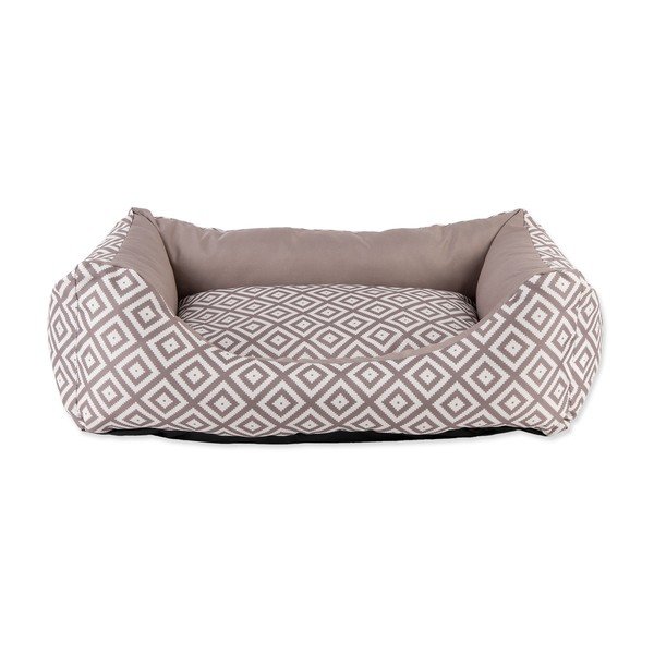 Jasnobrązowe pluszowe legowisko dla psa 75x90 cm Dog Fantasy DeLuxe – Plaček Pet Products-image-1