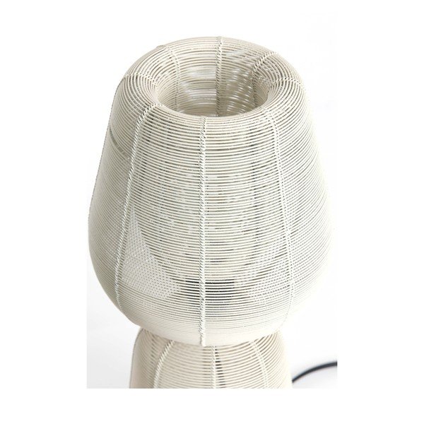 Kremowa lampa stołowa (wysokość 42 cm) Aboso – Light & Living-image-1