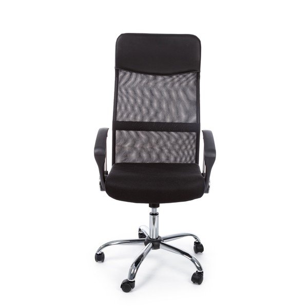 Czarne tapicerowane krzesło biurowe Dakar – Yes Everyday-image-2