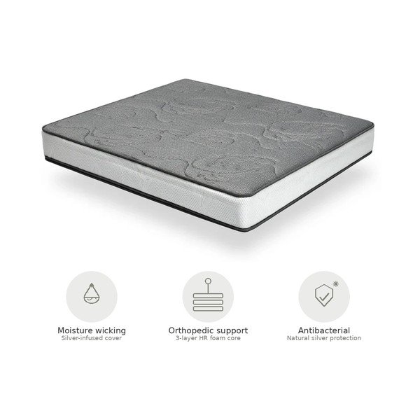Twardy/średnio twardy piankowy materac 160x200 cm Zen Comfort – Bonami Selection-image-3
