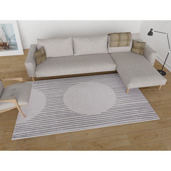 Kremowy dywan odpowiedni do prania 160x230 cm – Vitaus-image-1