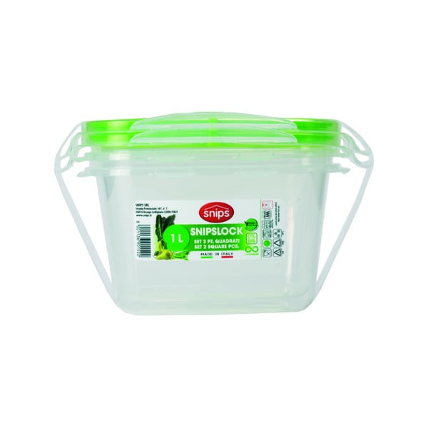 Zestaw 2 pojemników na żywność Snips, 1 l-image-3