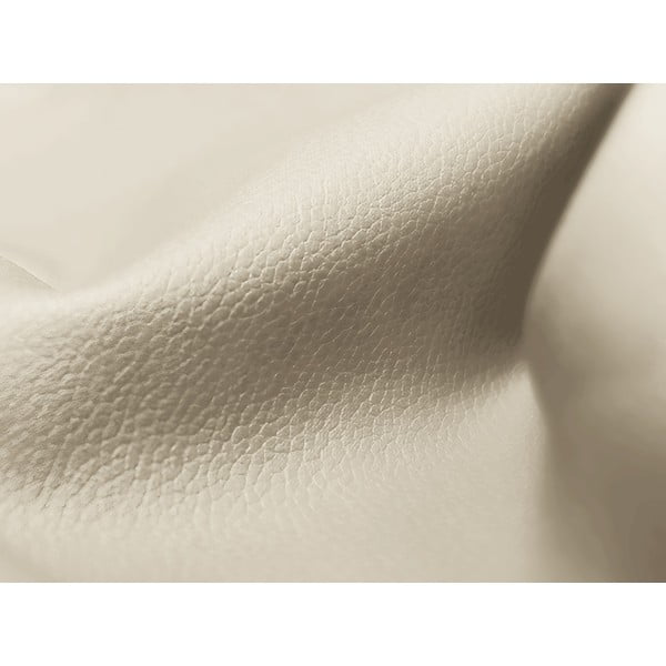 Beżowy podnóżek z imitacji skóry Aloha – Makamii-image-4