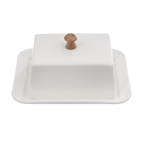 Biała porcelanowa maselniczka Orion Whiteline-image-2