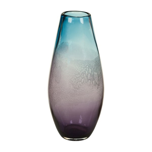 Niebieski wazon kryształowy Santiago Pons Ryde, Ø 20 cm