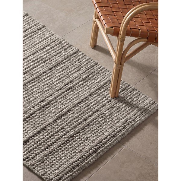 Szary wełniany chodnik tkany ręcznie 80x250 cm Camden Parker – Ted Baker-image-2