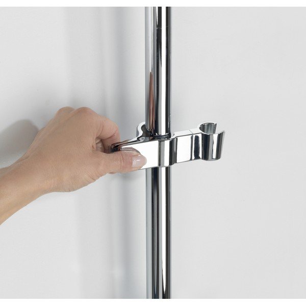 Uchwyt na słuchawkę prysznicową ze stali nierdzewnej w kolorze srebra z połyskiem – Wenko-image-1