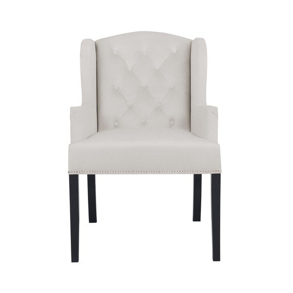 Jasnoszary fotel Mazzini Sofas Apollo-image-4