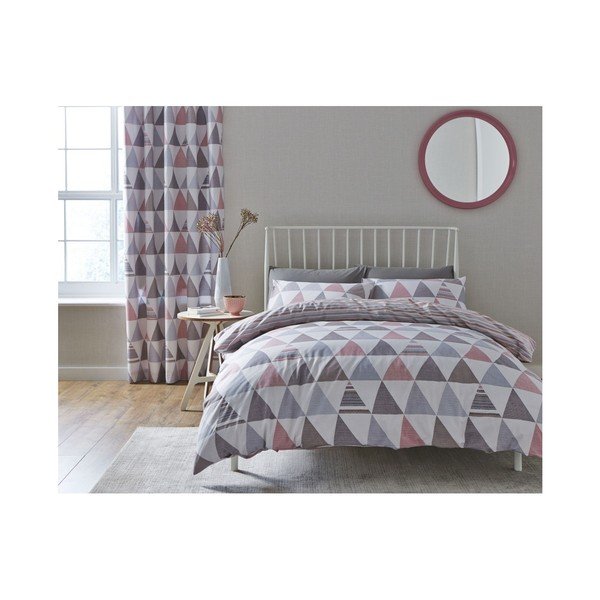 Zasłona Catherine Lansfield Scandi Geo, 168x183 cm