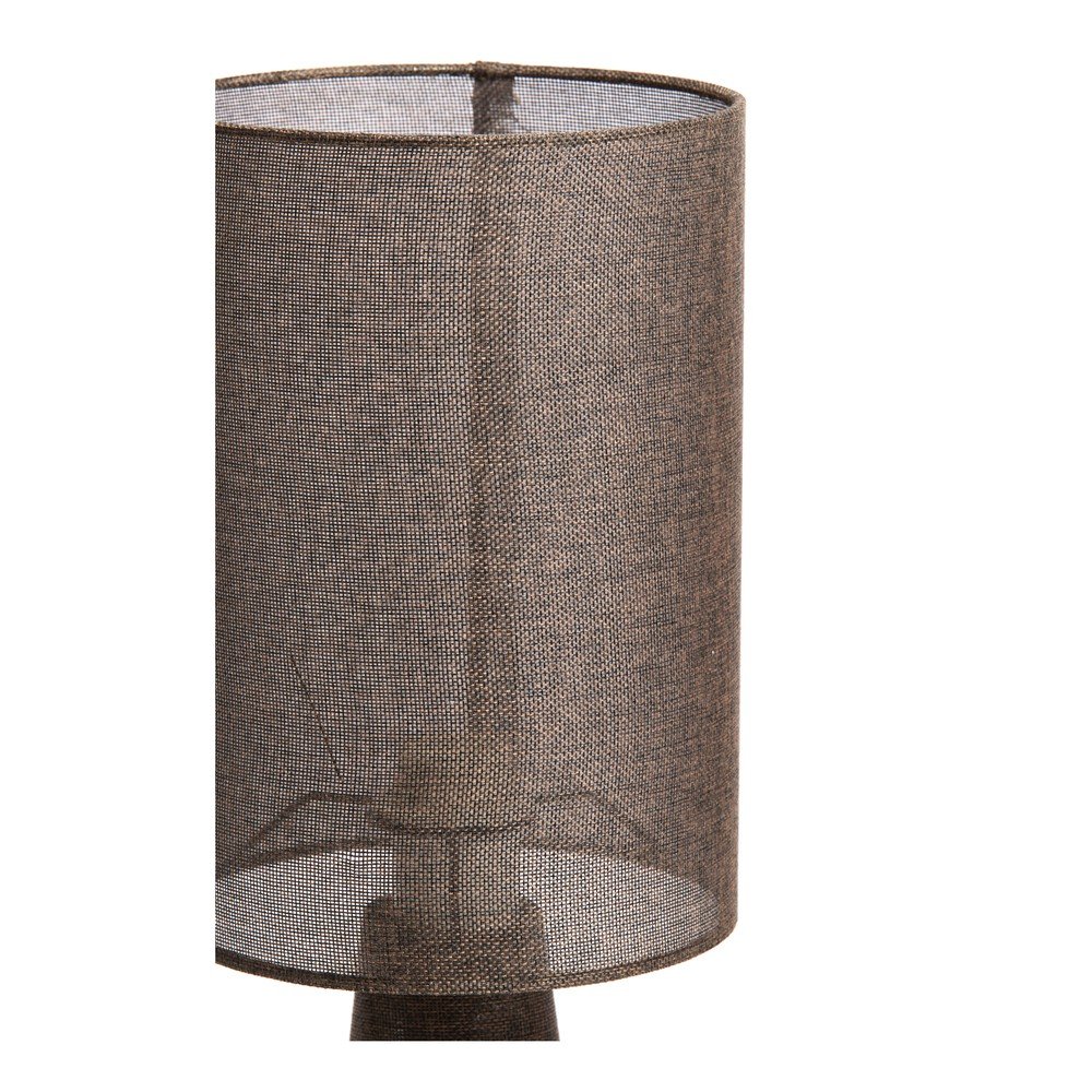 Brązowa lampa stołowa z tekstylnym kloszem (wysokość 58 cm) Micky – Light & Living (zdjęcie 9)
