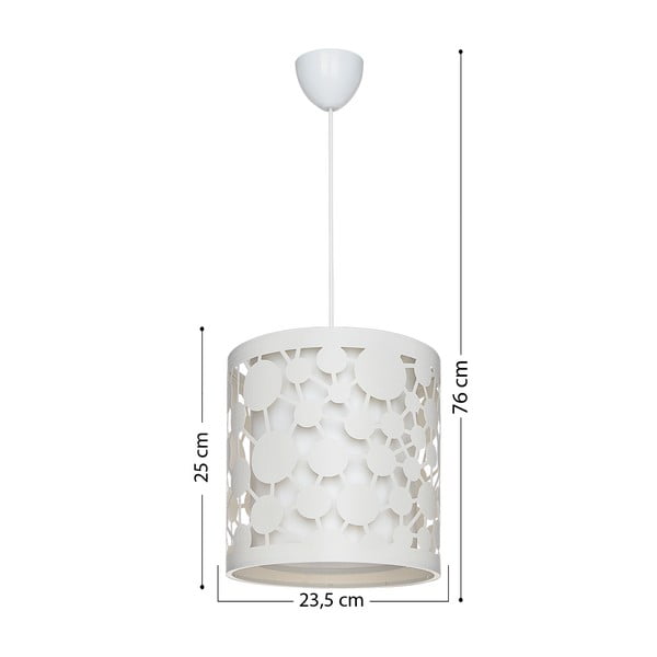 Biała lampa sufitowa 76x23.5 cm – Squid Lighting-image-3