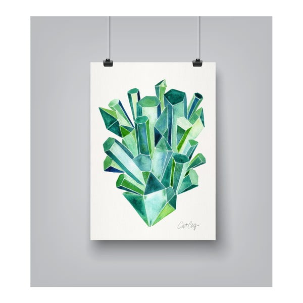 Plakat Americanflat Emeralds by Cat Coquillette, 30x42 cm