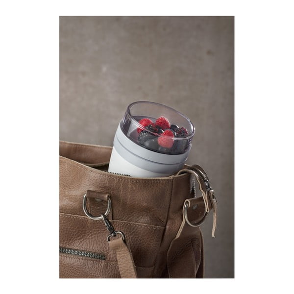 Turkusowy pojemnik śniadaniowy na jogurt Mepal Ellipse-image-1