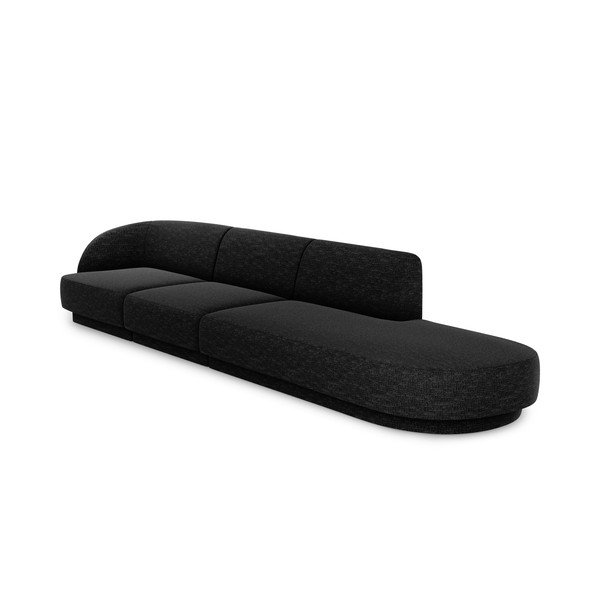 Antracytowa sofa 302 cm Miley – Micadoni Home-image-3