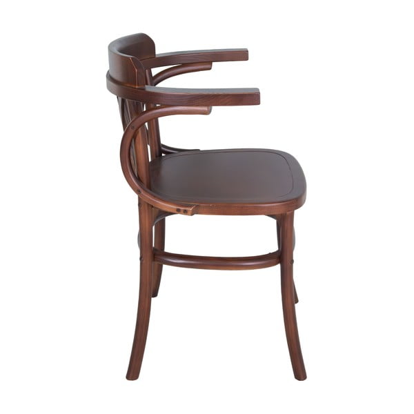 Brązowe krzesło z litego drewna wiązu Montmartre – Antic Line-image-2