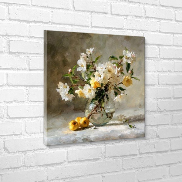 Obraz drukowany z ramą w zestawie 70x70 cm Apple Flowers – Styler-image-3