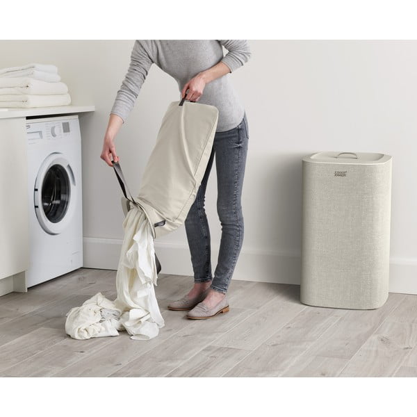 Tekstylny kosz na pranie 30+30 l Tota – Joseph Joseph-image-1